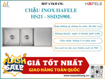 Chậu inox Hafele HS21 - SSD2S90L 567.94.050